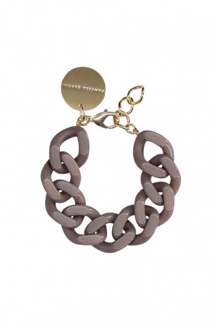 Bracelet Flat Chain Taupe Vanessa Baroni
