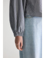 Blouse Bellerose TAISSA rayé noir et blanc