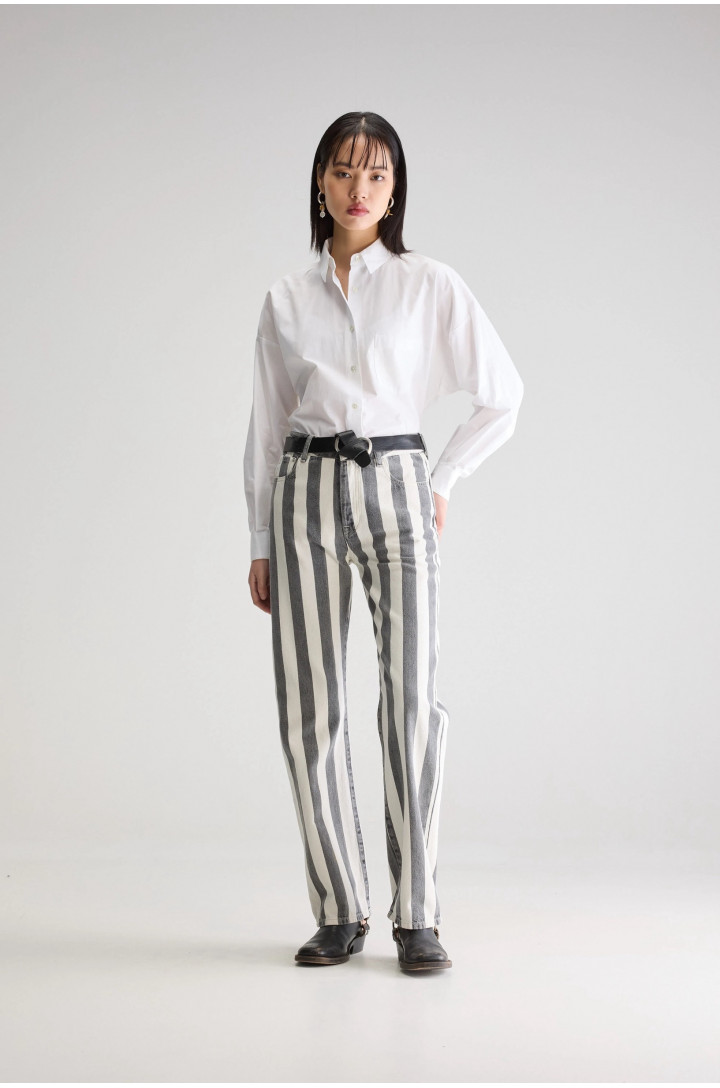 Jean 32/PONY51 Bellerose noir et blanc