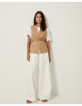 Veste sans manche Marcello marron Sessun