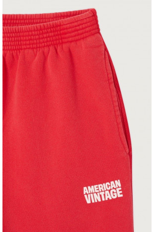 Jogging Américan Vintage PLIO5B Rouge